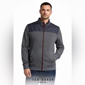 Ted Baker London high end Performance Jacket Gray wine (L) British designer